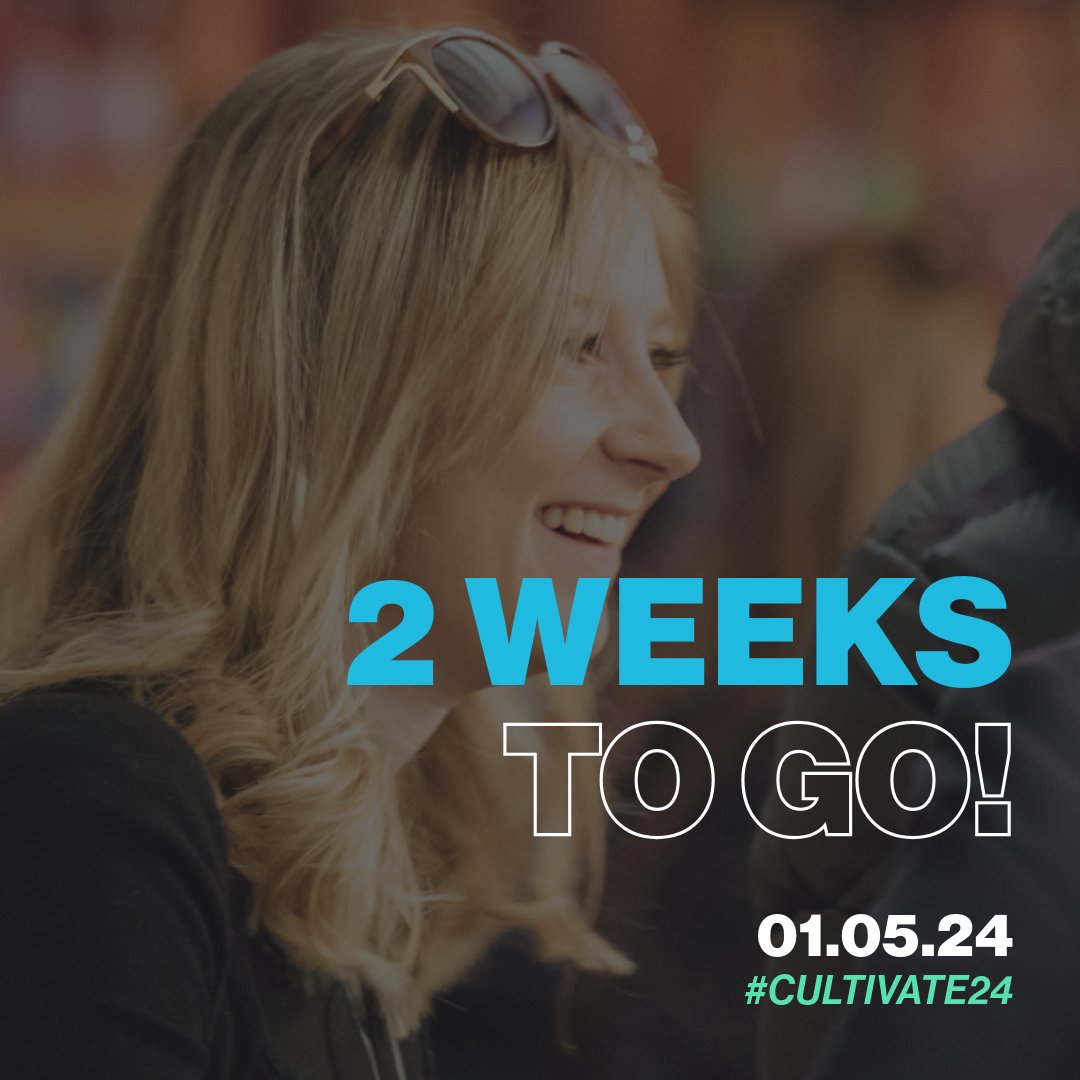 Just 2 weeks to go before #Cultivate24! 📣 Get ready for a day filled with agri-insights, inspiration, and networking. Head to our website for speaker details, schedule, and more: bit.ly/4d1S0bC