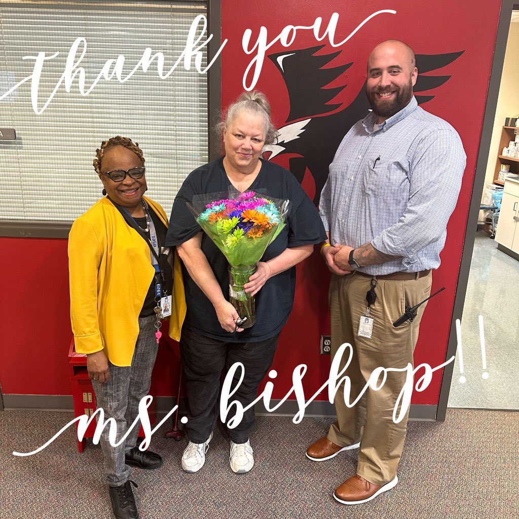 Happy Data Management Day to our own Ms. Cindy Bishop! 🎉 She handles so much behind the scenes; we could not survive without her!! Thank you for all you do to keep RCMMS running, Ms. Bishop!!! 🥰 #RCMMS #DataManager #appreciationday ❤️🦅🖤