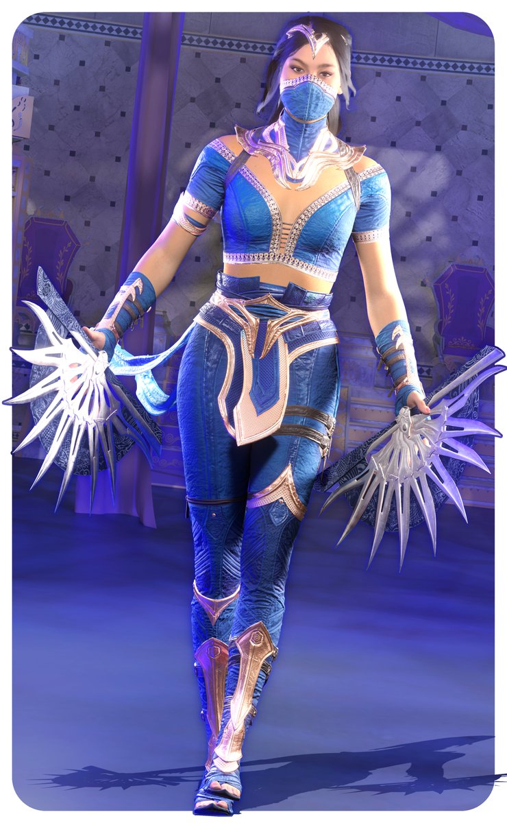 Little Kitana revamp i made!!! credits to @calszonee for helping and the body rig+SDWAN for the shader!!!! #Kitana #MK1