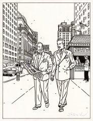 mortimer_blake's tweet photo. Blake et Mortimer ➡️ EN AVANT PREMIÈRE une des planches qui sera vendue a la galerie #champaka à #bruxelles a compter du 25 avril 2024 planches issues de l album l art de la guerre
#blakeetmortimer #floch #galeriechampaka
Couverture
Encre de Chine sur papier – 50 x 65 cm https://t.co/rEIp3FrI9V