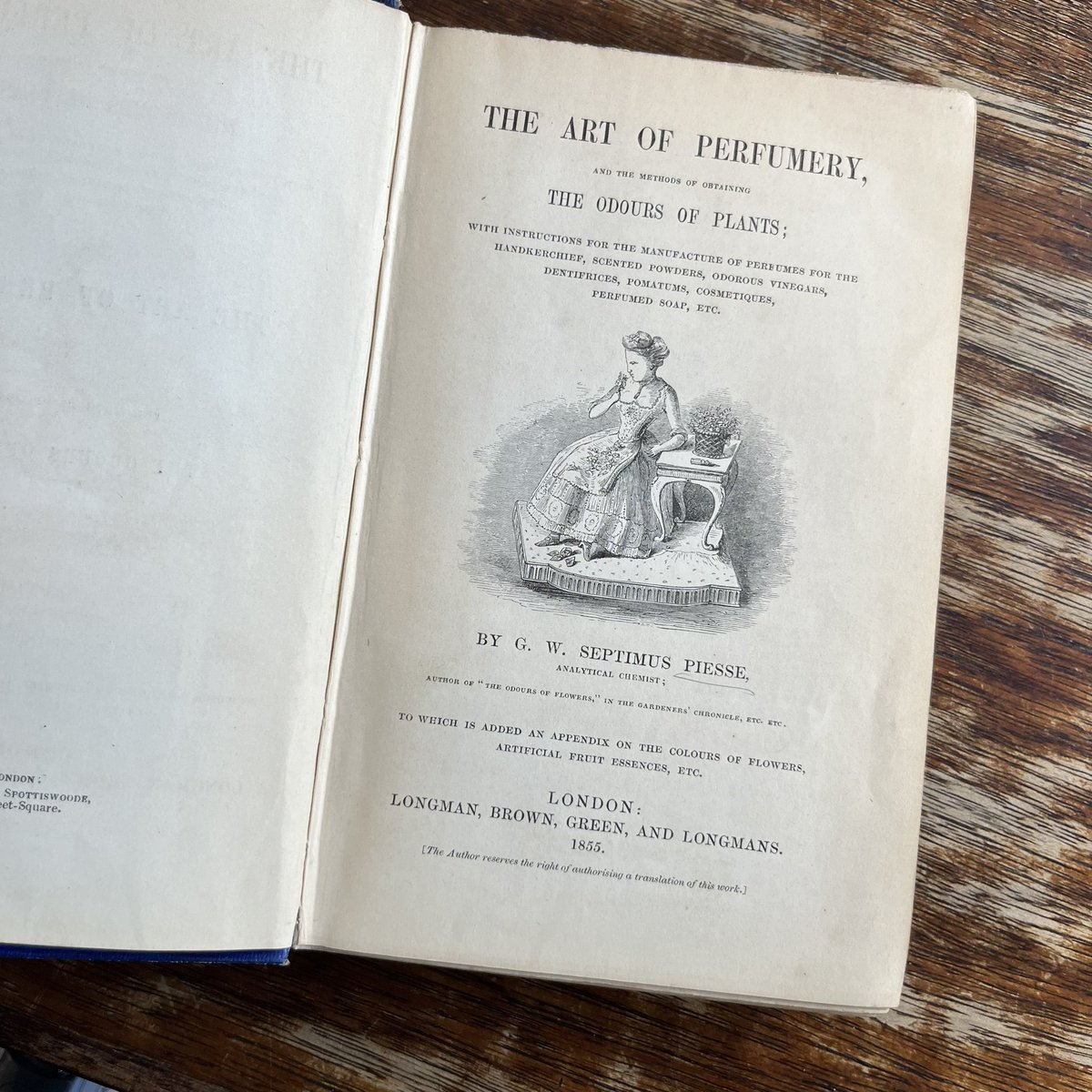 Sharing some rare & antiquarian favourites we currently have in stock. First up we have this beautiful first edition copy of The Art of Perfumery by G W Septimus Piesse. Get in touch if you’re interested in owning it 😊