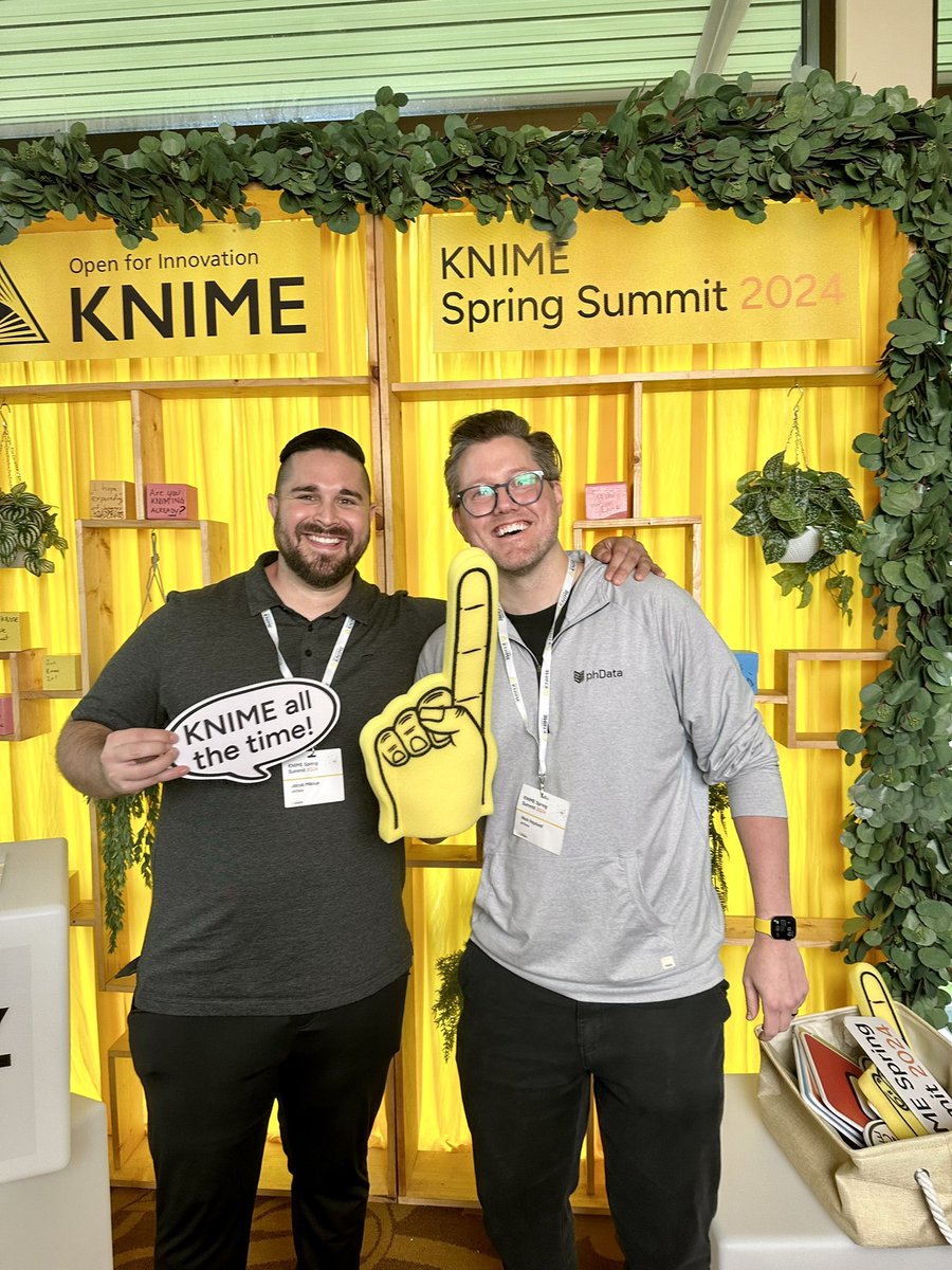 Awesome presentations at #KNIMESummit2024 - so glad to be back! Looking forward to hearing more wins from @knime customers this year 😎