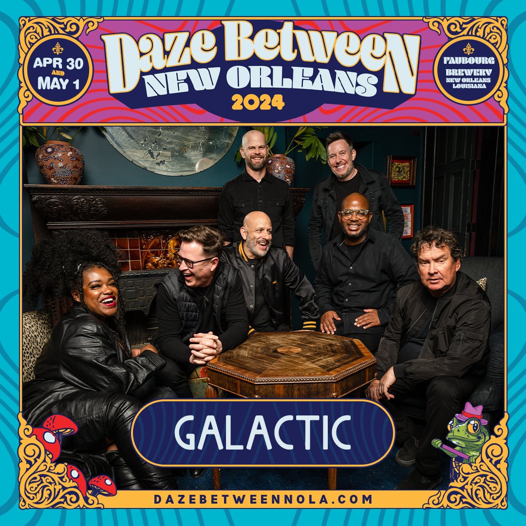 Less than TWO WEEKS until this all-star krewe (plus many more) begin to take the stage at Daze Between! ✨ Jazz Fest is upon us and the hype is REAL, Y'ALL.

🎫: dazebetweennola.com