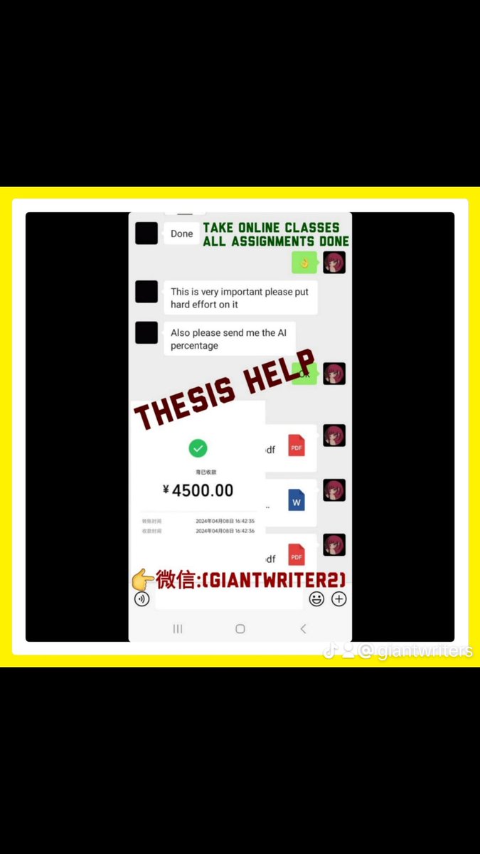Giantwriter2's tweet photo. 代写essay,report,paper,【拒绝AI写作】,网课代修，8年老店淘宝4钻店铺、品质保障、完美售后、硕博级写手原创靠谱。永久免费turnitin抄袭率检测不收录。官方微信：Leshun_paper 
可以先加我们微信，以备不时之需

#essay代写#report代写#paper代写#assignment代写#推荐信#网课代修#ps https://t.co/cf8oWIls1z