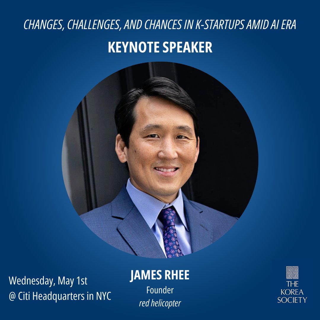 Congratulations to James Rhee for making USA Today’s Best-selling Booklist! We are excited to welcome the author of red helicopter as keynote speaker at our May 1st forum “Changes, Challenges, and Chances in K-Startups amid AI Era.” Get your invite here: koreasociety.org/corporate/star…