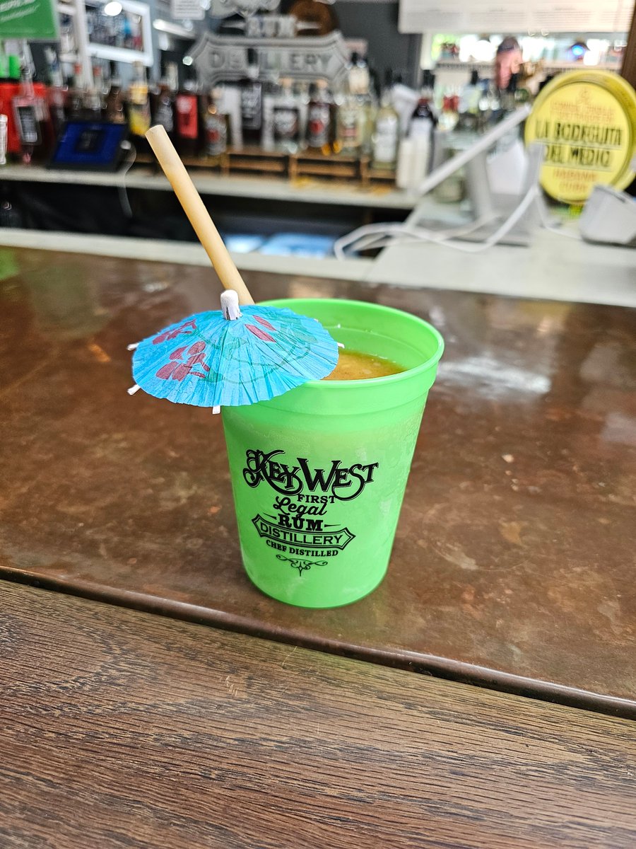 Sipping on a refreshing Pina Colada at Key West Legal Rum Distillery on this sunny afternoon. Who's had one? Share your pics and let's toast to the island life! 🍹☀️ #KeyWest #KeyWestLegalRum #PinaColada #RumTime #IslandLife #TropicalDrinks #Cheers