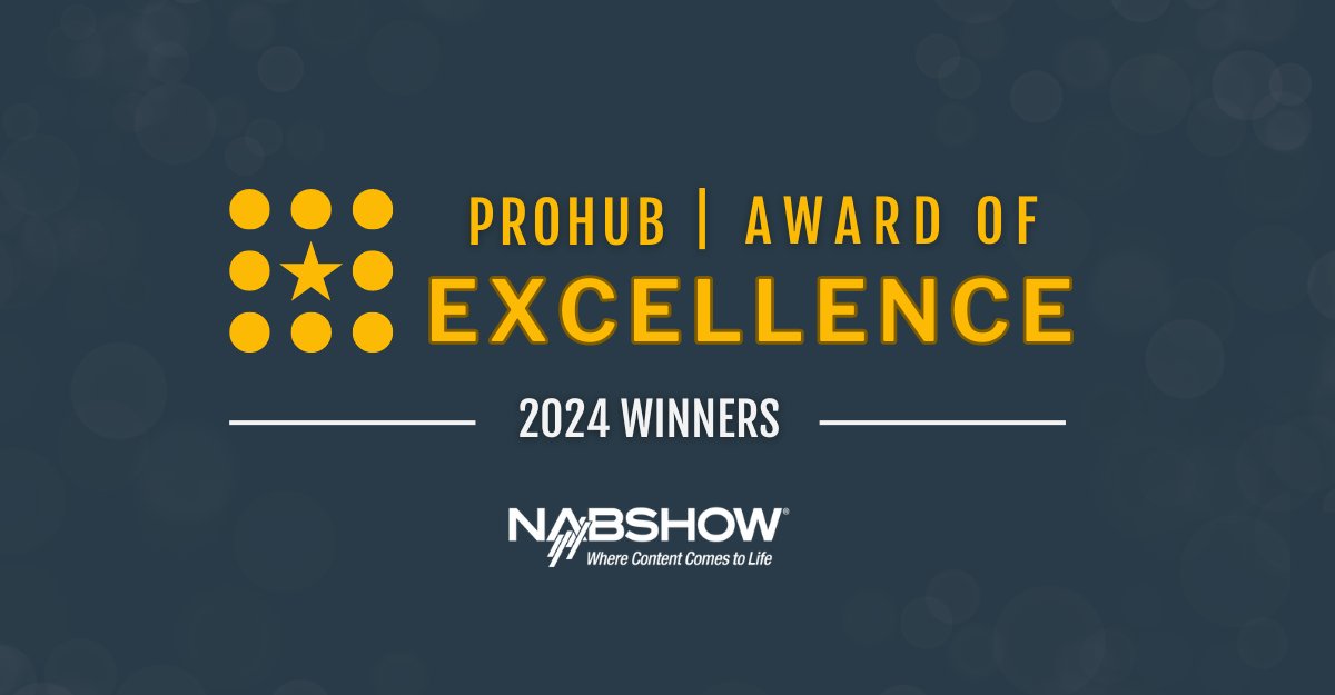 ProductionHUB's tweet photo. ProductionHUB | Award of Excellence Winners at #NABShow2024!
👉 https://t.co/kvtuTCEg1z
@Adobe
@AJAVideo
@ARRIChannel
@ATOMOSGlobal
@Blackmagic_News
@DJIGlobal
#LightcraftTechnology
@SmallHD
@SonyProUSA
#Strada
@ZEISSLenses
@NABShow https://t.co/b9zGyZ59IK