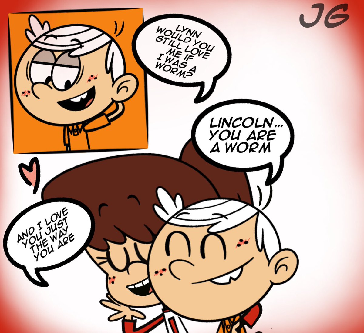 “Worm”❤️🧡

( Haven’t posted any Loud house content in a while :/ )

#Loudhouse #loudhousefanart #lincolnloud #lynnloud