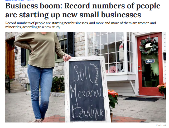 A study found women & people of color make up a growing share of new business owners, but that disparities in access to funding persist.

Let's build an economy that works for all, one where #publicbanks & #CDFIs work with worker-owners to build wealth in redlined communities.