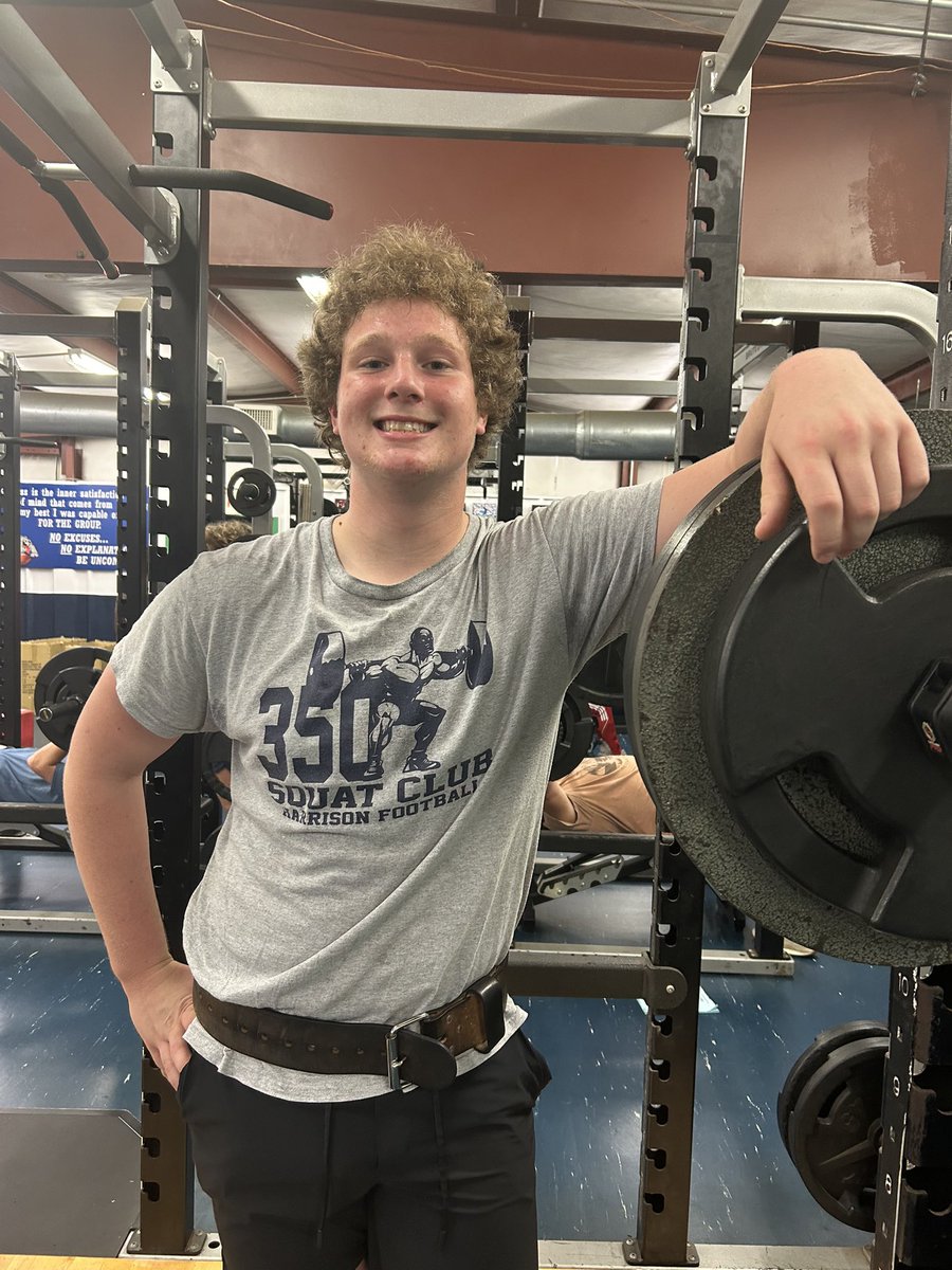 Lifter of the Month of March- Sam Stephens- made 5 clubs- 450 deadlift, 250 power clean, 230 clean and Jerk, 250 Bench.