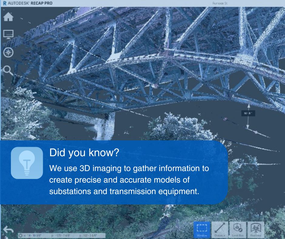 DYK: We use 3D data to strengthen our power system and restore service when severe weather causes damage to equipment. Learn more ➡️ bit.ly/3DscansFE