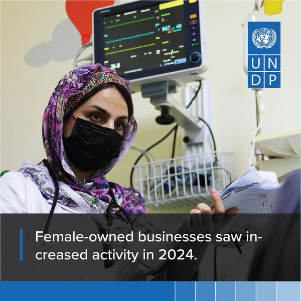 Women in #Afghanistan continue to demonstrate remarkable resilience, serving as vital pillars of economic stability and hope amidst adversity. W/ #EU & partners, we have helped 75,000 businesses create jobs for over 900,000 people. 👉bit.ly/49EXje0