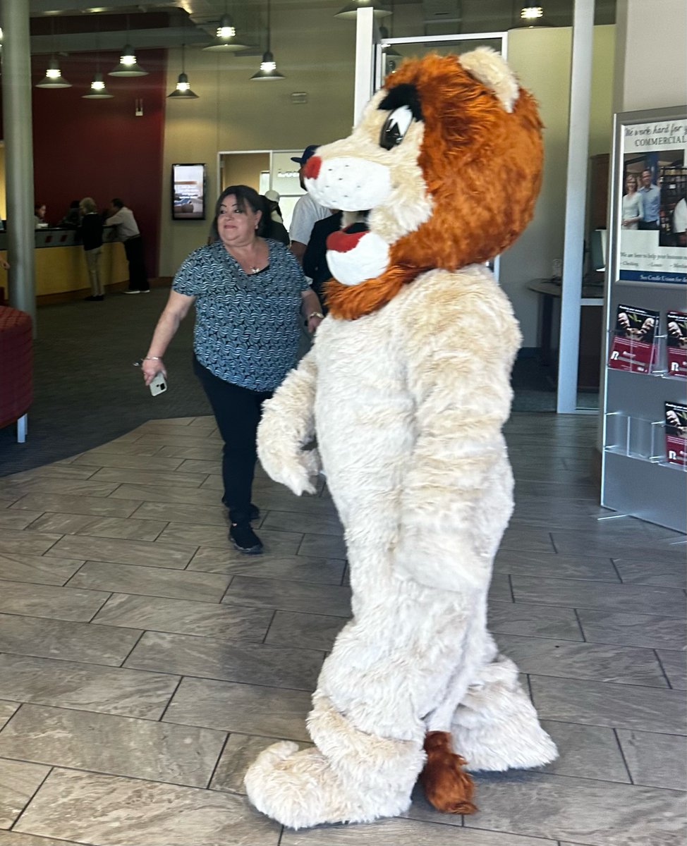 Catch Roary if you can! Next Saturday, April 20th, 10 AM to 12 PM, at our North Garland branch. Let the adventure begin! 🦁🎉#R1CU