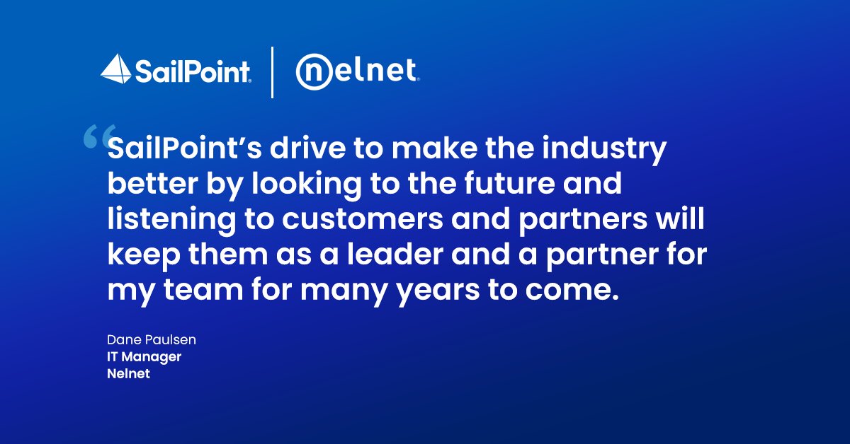 Considering a shift from on-prem to the cloud? @Nelnet recently went through SailPoint's complementary migration assessment program to migrate to SailPoint Identity Security Cloud. Check out their full story. slpnt.co/3IXaI6s