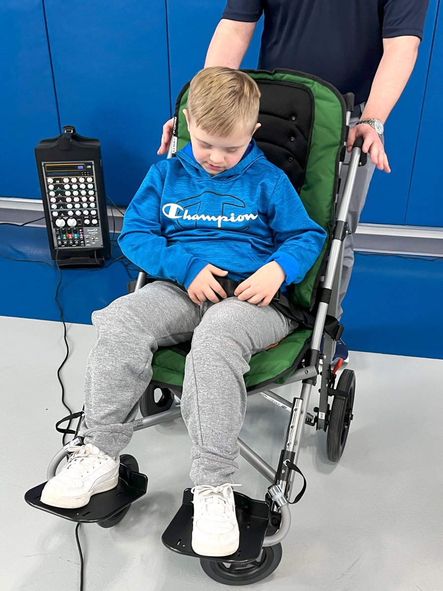 'Aiden has difficulty walking long distances and therefore it limits where we can go. He also has a tendency to run from me and I am unable to keep his pace. An adaptive stroller provides necessary safety as well as freedom to take my son to new places!' #mystroller #safety