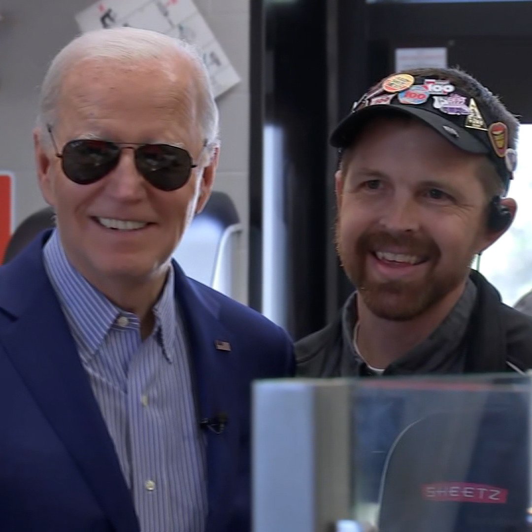President Biden took a stance Wednesday on an issue top of mind for the residents of battleground Pennsylvania, placing his marker in the Great Wawa-Sheetz Debate with a stop at a Pittsburgh Sheetz.