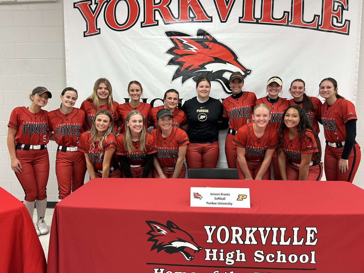 YHSAthletics115's tweet photo. Congratulations to Jensen Krantz on committing to play softball and attend school at @PurdueSports! https://t.co/B0xM9W49uO