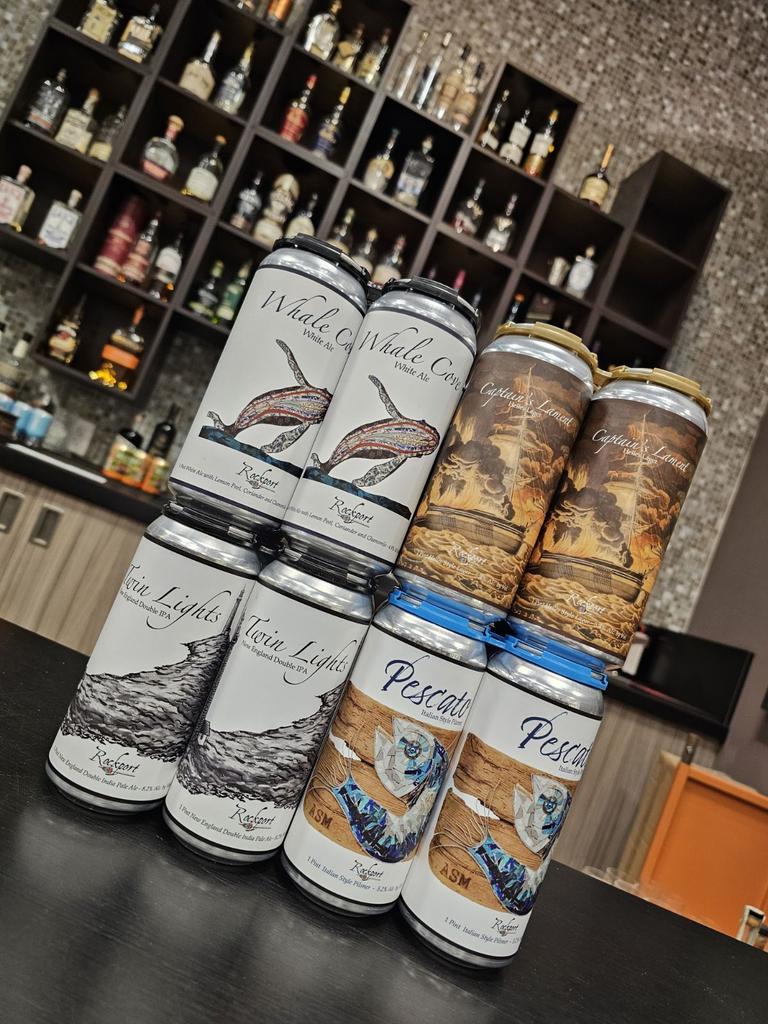 Rockport Twin Lights, Pescato, Whale Cove and Captain's Lament now restocked in #stoneham Redstone Liquors App and website