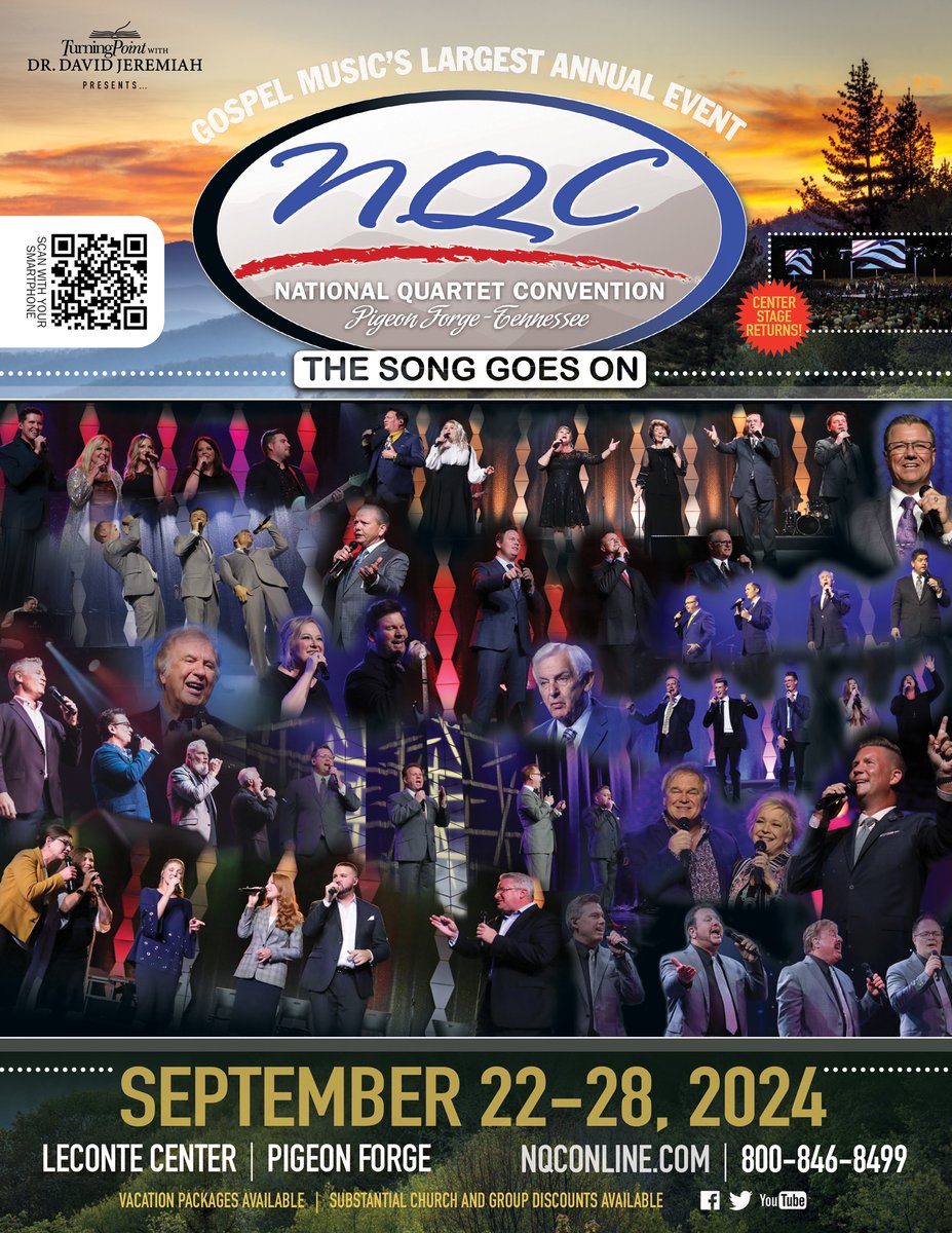 Bill Gaither will be producing the grand finale at #NQC2024. This will be a presentation called 'Bill Gaither and Friends' and will also feature some of your favorite Homecoming Artists.