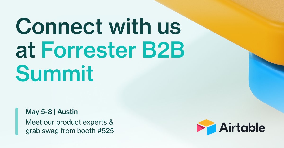 We're excited for the upcoming @forrester B2B Summit in Austin! 🤠 Swing by our booth for a demo, check out our session with Amazon Studios, and learn how to attend our invite-only event at Franklin Barbecue! Learn more: ow.ly/wmXr50RgIVw #ForrB2BSummit