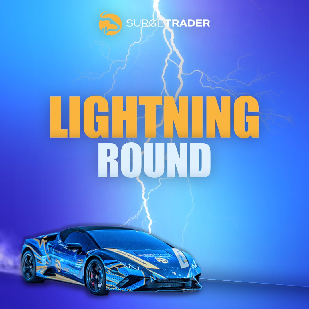 SurgeTraderPro's tweet photo. Traders can purchase their Auditions for as low as $50 for a $10K Account with our Lightning Round challenge!⚡️
Start trading TODAY at the link below 👇
https://t.co/e3WnQAxXsA
#SurgeTrader #TradersWanted #TeamSurgeTrader #lightninground https://t.co/kddvs27kiK