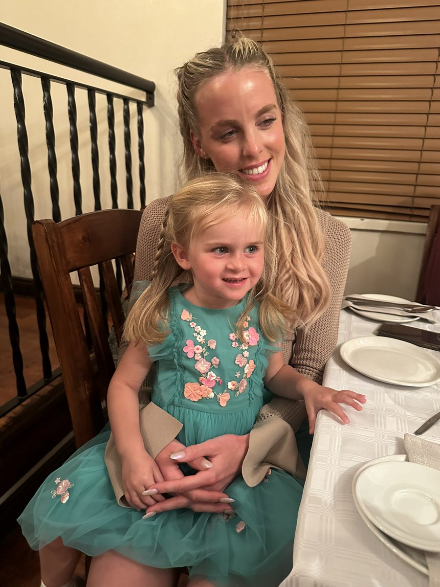 Thanks for all the birthday love 🥰 Don’t have any pics of me 🙈 … only Arabella & Auntie Keely with matching hairstyles 👌🏼