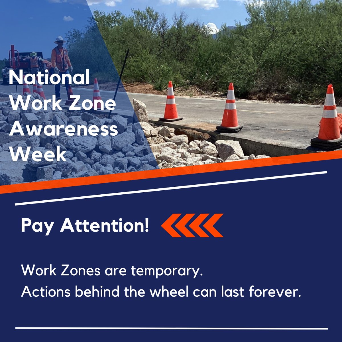 As National Work Zone Awareness Week ends, remember to avoid distractions, read signs, obey the posted speed and be prepared for sudden stops.

#workzonesafetyweek #kegconstruction #construction #heavycivilconstruction #ConstructingOurLegacy #esop #employeeownership