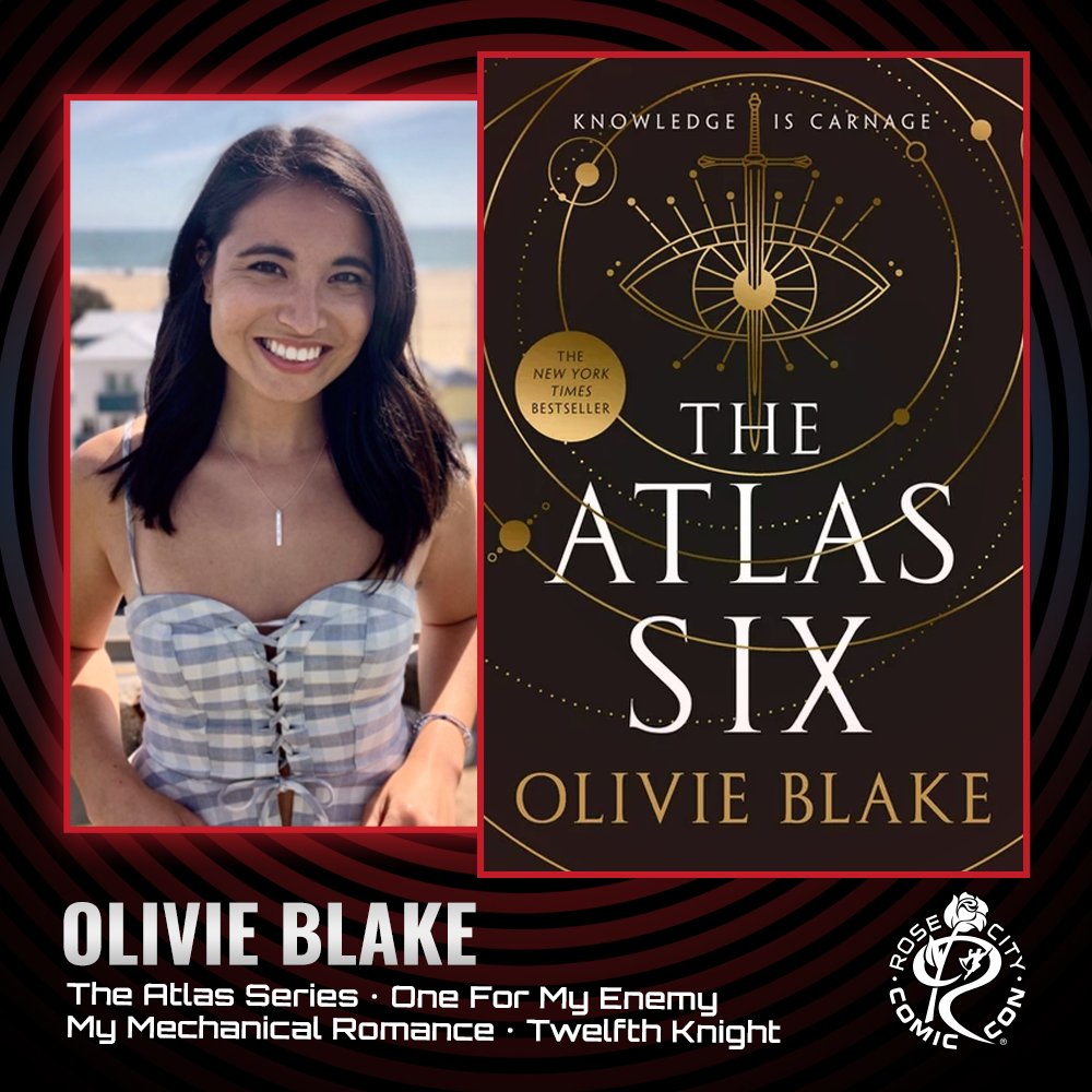 RoseCityCC's tweet photo. πΊ GUEST ANNOUNCEMENT πΊ Author Olivie Blakeβbest known for #TheAtlasSeries, #OneForMyEnemy, #MastersofDeath, #MyMechanicalRomance, #TwelfthKnight, and moreβis coming to #RCCC!
β¨ https://t.co/TnurRQjBHz | ποΈ https://t.co/lfxJEovFT3 https://t.co/1OUUaDdKJf