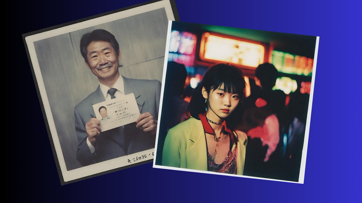 Hansuke Sato and his daughter Koharu both had treasured Polaroids from 1986. But both hid their sadness well. #newmusic #anothermonica #tokai #citypop @anmadizzarecords
