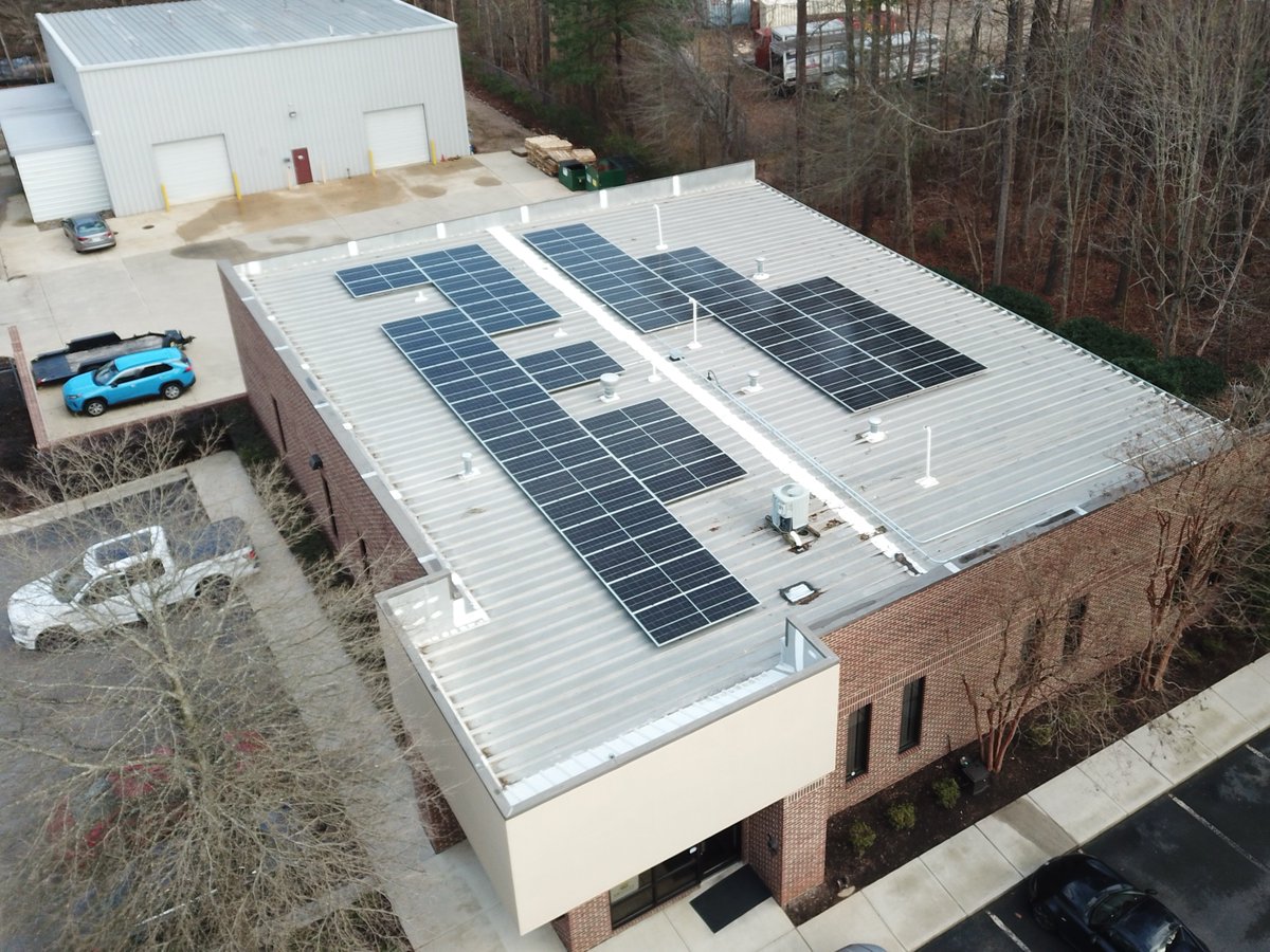 .@8MSolar, a top-rated solar installer in North Carolina, is leading by example with their very own solar system for their office building! With Enphase commercial #microinverters, 8MSolar is mitigating its carbon footprint and unlocking long-term savings, with an estimated…