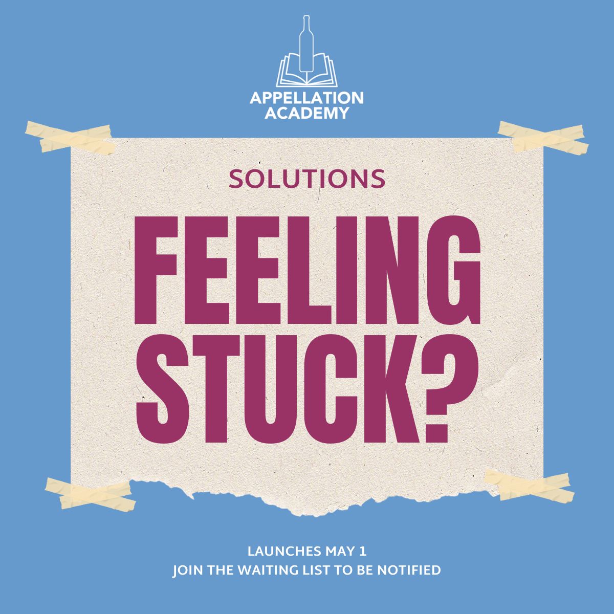 Do you ever find yourself feeling like you're in a professional rut, unsure of how to progress towards your career goals or find satisfaction in your job? You're not alone. Join your peers on Appellation Academy.

Join the Waitlist. bit.ly/4aFzzHG