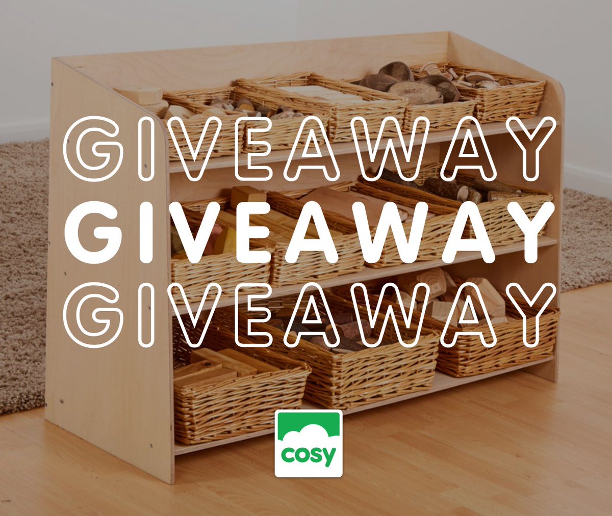 💚 Giveaway! 💚

To celebrate National Early Years Teacher Day, we have a special giveaway for you. To be in with a chance of winning our Basket Set (12pk), you need to…

💚 Follow <a href="/cosydirect/">Cosy Direct</a>
💚 RT
💚 Tag some friends! 

Good luck! 🤞🏽 

UK Only!

Giveaway closes on 1st May.