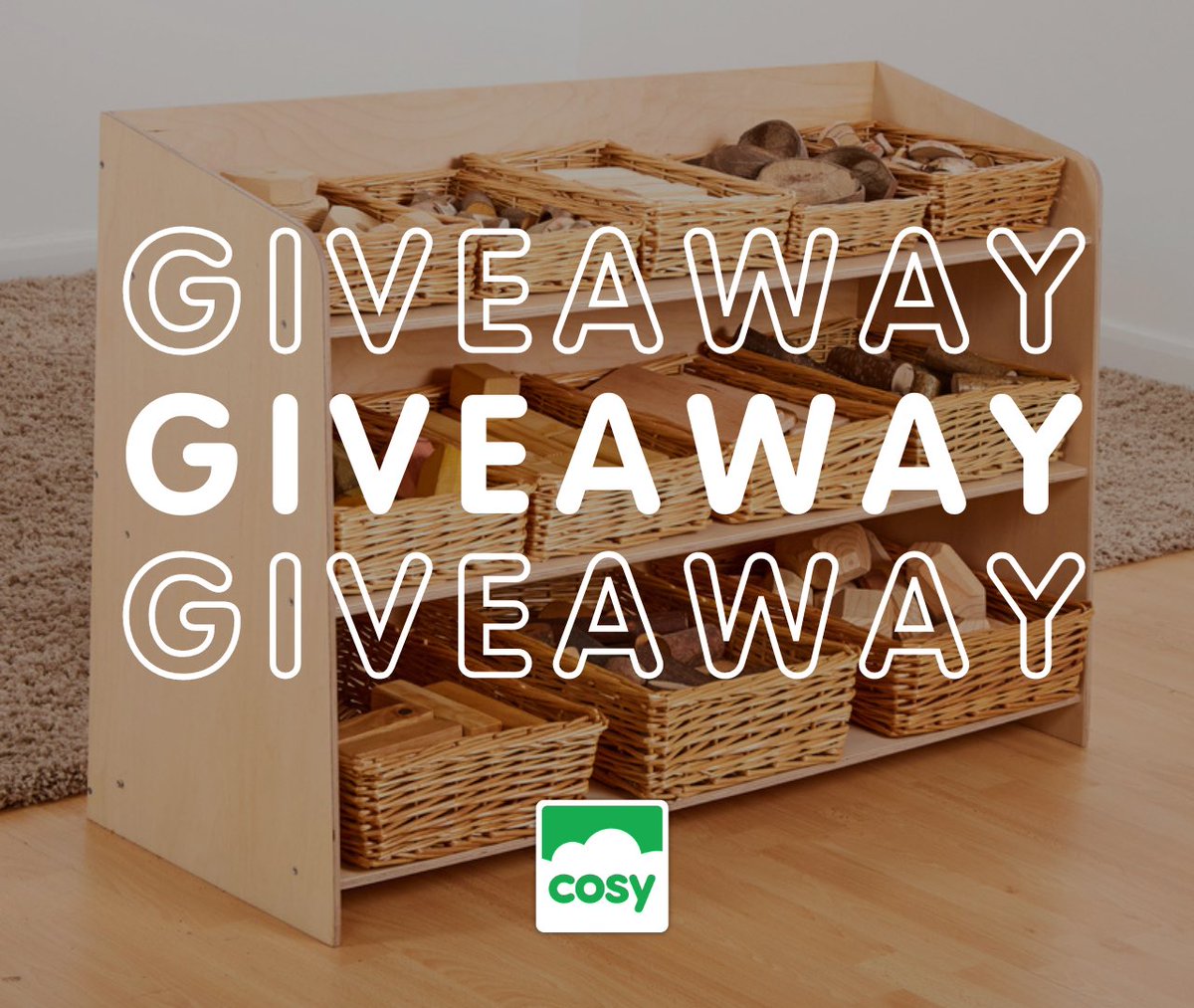 💚 Giveaway! 💚 To celebrate National Early Years Teacher Day, we have a special giveaway for you. To be in with a chance of winning our Basket Set (12pk), you need to… 💚 Follow @cosydirect 💚 RT 💚 Tag some friends! Good luck! 🤞🏽 UK Only! Giveaway closes on 1st May.