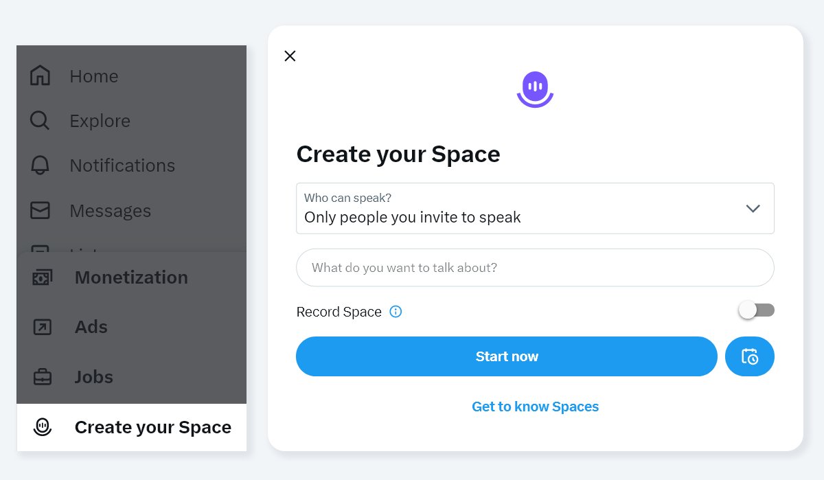 Wśród nowości dla X (#Twitter) for Desktop, to można otwierać pokoje (#spaces) z poziomu przeglądarki.

#⃣ #XSpaces #TwitterSpaces #desktop