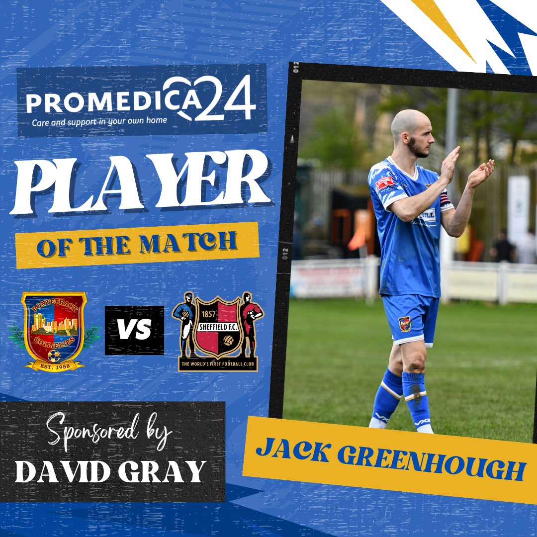Your Promedica24 Player of the Match goes to… Our skipper and leader Jack Greenhough! He’s been fantastic in recent weeks and last night he put in a number of big challenges in a big defensive display! #UTC