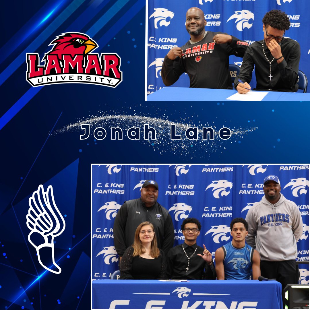 Congratulations to 7 C.E. King High School student athletes! They signed today with their colleges and we cannot be more proud of their dedication and accomplishments: Trinity Maxwell, Momina Kassim, Celeste Alley, Nya Dumas, Jonah Lane, Jaylin Barnes and Jordan Hughes.