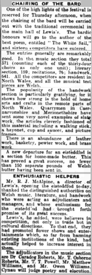 #Liverpool OTD - 1932: Lewis's 'Welsh Week' opens... 🏴󠁧󠁢󠁷󠁬󠁳󠁿