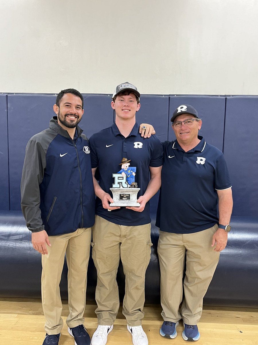 Honored to be named Redwood Wrestling MVP for the second year in a row!