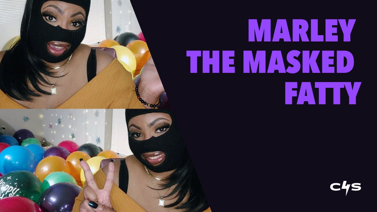 Introducing the effervescent Marley The Masked Fatty, a radiant beauty whose infectious energy and love for inflatable pool toys and balloons light up screens worldwide. Get ready for an explosive good time with this balloon popping bombshell. @TheMaskedFatty