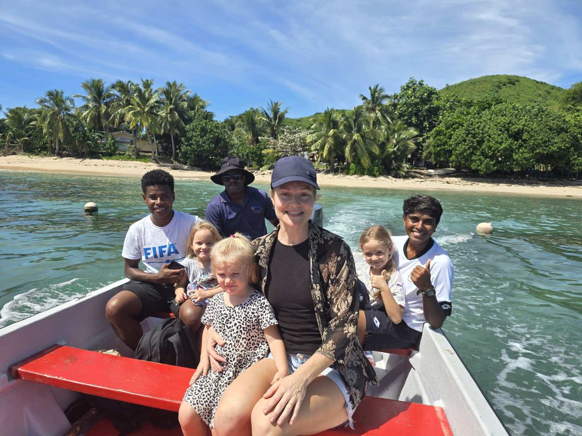 FijiFootball_'s tweet photo. Football has reached Yasawa Is after the Fiji FA launched FIFA Football for Schools Curriculum at the Namara yesterday, a first for maritime schools in Fiji. Technical Director Timo Jankowski says “there’s some great talents with lots of passion. This is just the beginning”. https://t.co/kYPItrNAg0