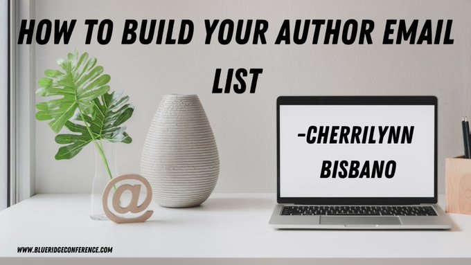 How To Build Your Author Email List by author  Cherrilynn Bisbano (@bisbanowrites) on @BRMCWC #writing #writingplatform #BRMCWC ow.ly/bk9i50RaFTs