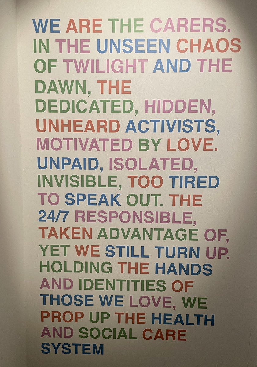 Very impactful and moving
evening at the @SciGalleryLon exhibition based on the EMBED care program. Congrats to the team 👏🎨 @ProfLizSampson @ESRC