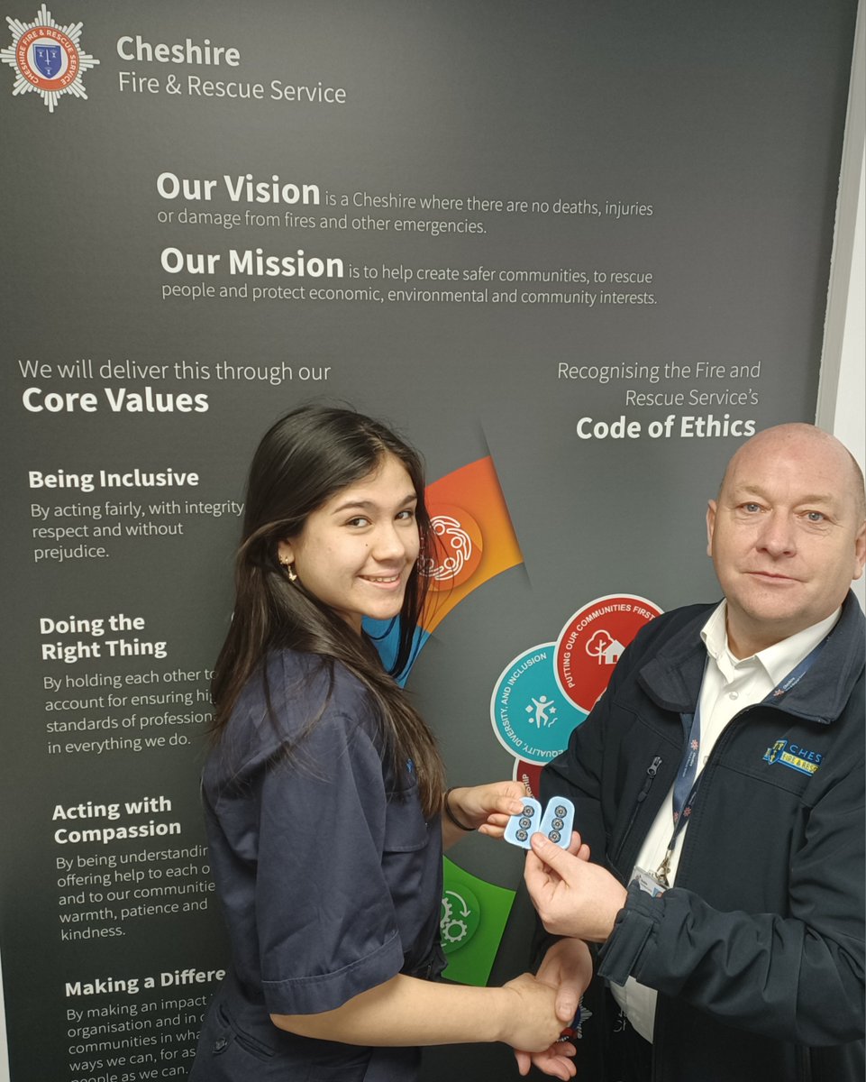 Congratulations to Fire Cadet Clarke on her promotion to Cadet Station Manager at #TarporleyCadets 💥 🌟 👏  🚒 

<a href="/UKFireCadets/">🚒UK Fire Cadets 🚒</a> #leadership