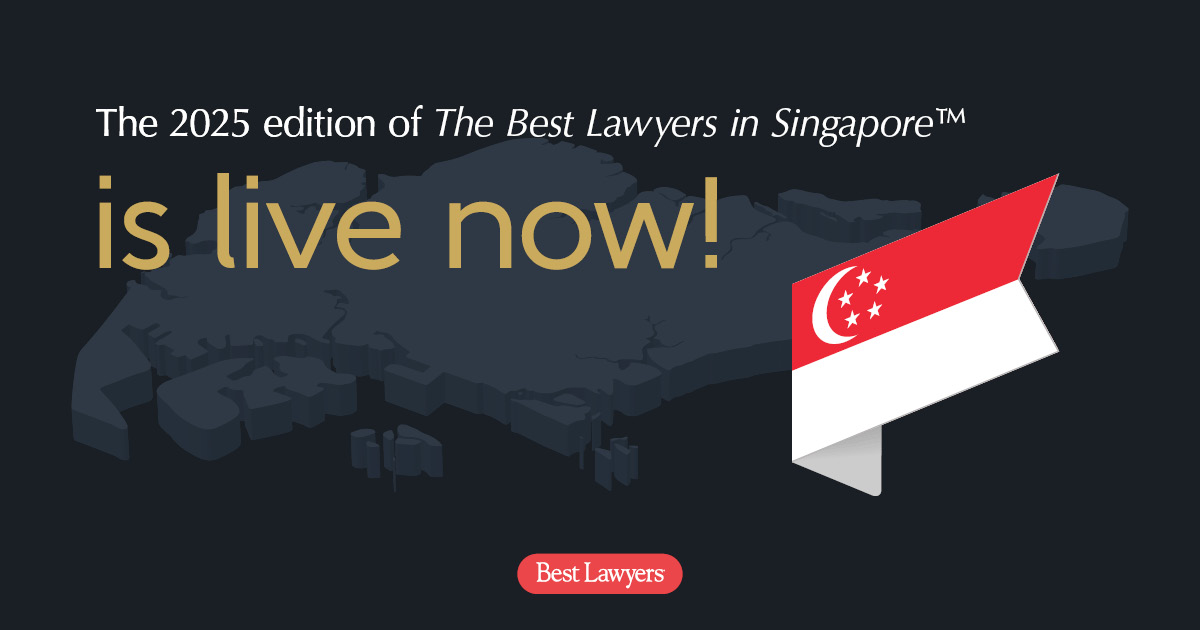 The 16th edition of The Best Lawyers in Singapore is now available! Congratulations to every lawyer listed! View The Best Lawyers in Singapore here: bestlawyers.com/article/the-be… #TheBestLawyersInSingapore