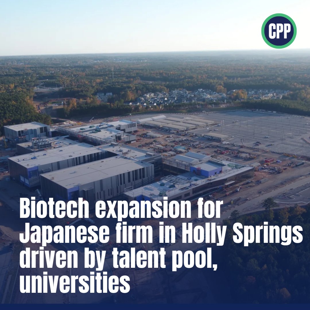 Fujifilm’s Holly Springs announcement comes as Japan’s prime minister visits area. Japanese-owned businesses employ more than 30,000 in NC. Full story: ow.ly/w6yL50Rixm8