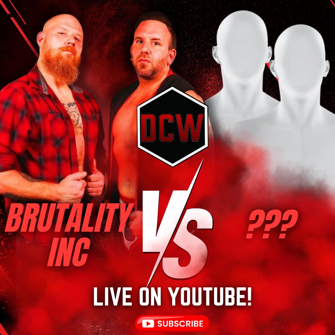 BRUTALITY INC VS MYSTERY OPPONENTS!🚨
Don't miss this electrifying match LIVE THURSDAY at 7pm!🔥

youtube.com/channel/UC-n1J…

You won't want to miss a second of the adrenaline-pumping action!🚨

#NXT #ProWrestlingNews #WrestlingFever #SelmaNC #WrestlingShowdown #wrestlingfans