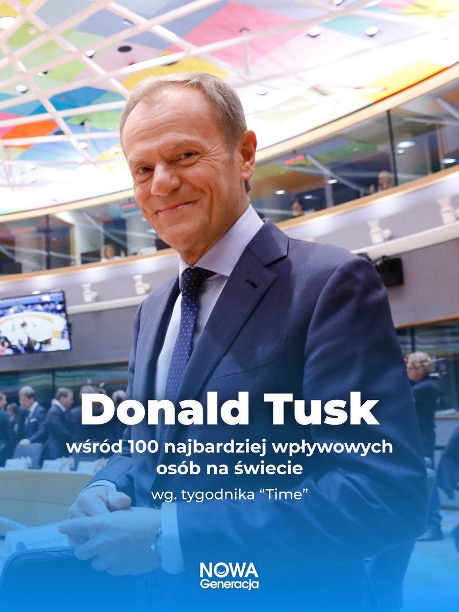 👉 Donald Tusk znalazł się w gronie setki najbardziej wpływowych osób na świecie według prestiżowego tygodnika 'Time'! To zaszczyt nie tylko dla samego wyróżnionego, ale i całego kraju. Jego wkład w politykę polską i europejską jest ogromny, a to wyróżnienie tylko to potwierdza!