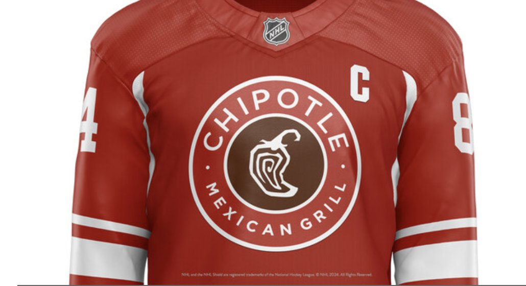 Chipotle BOGO deal on entrees to in-restaurant diners who wear a hockey jersey on Monday, April 22 after 3:00pm local time. The promotion is valid at all participating Chipotle restaurants in the U.S. and Canada. newsroom.chipotle.com/2024-04-17-CHI…