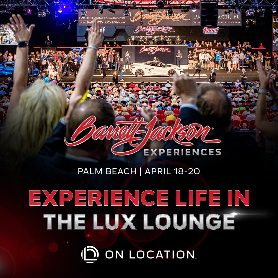 Life is good in the Luxury Lounge ☀️😎 

For more details on how this could be you in Palm Beach ➡️ bit.ly/4cw5c8h

#OnLocation #BarrettJackson #OnlyWithOnLocation #PB24