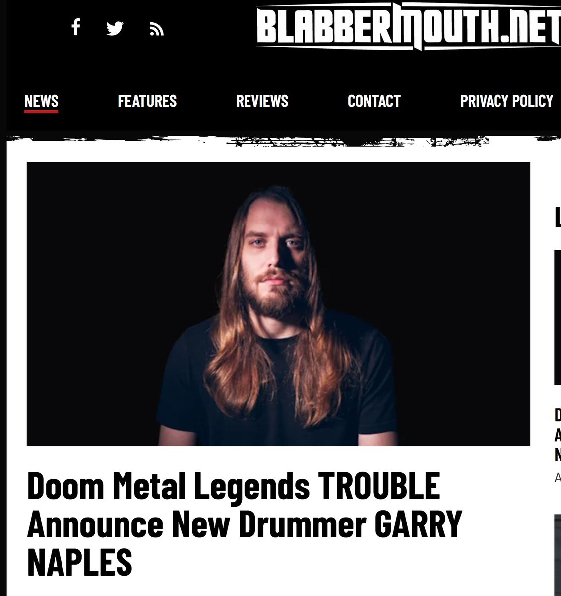 Thanks to @BLABBERMOUTHNET for sharing our news ¥
